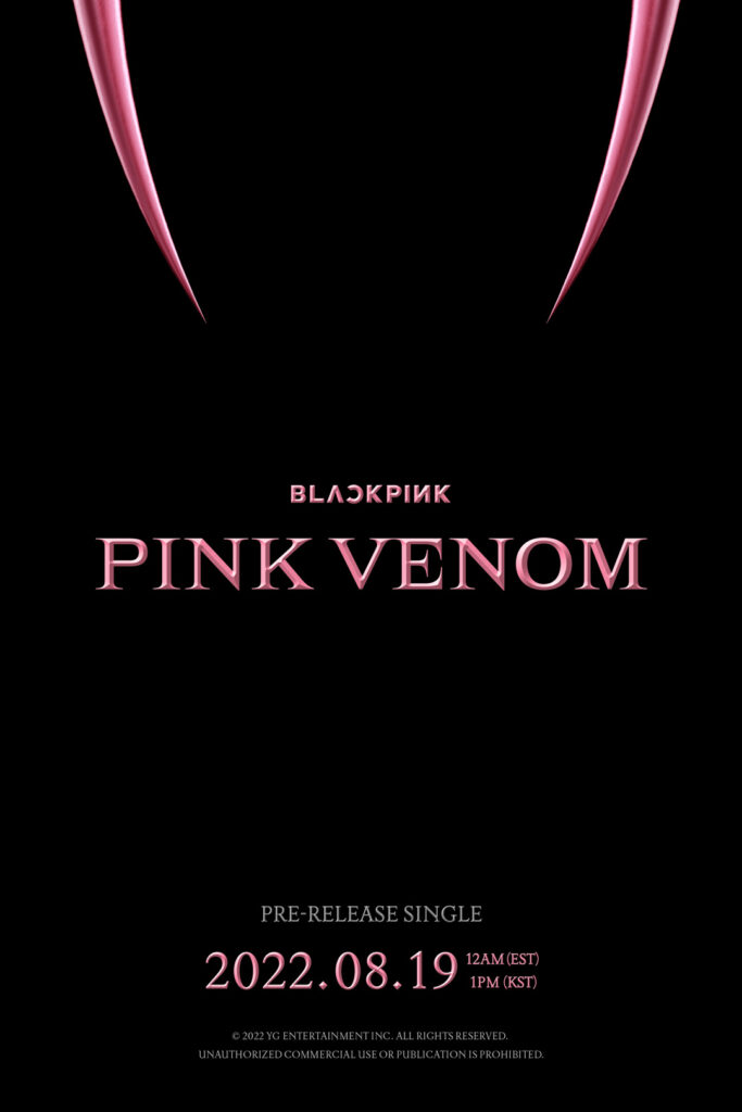 blackpink pink venom poster